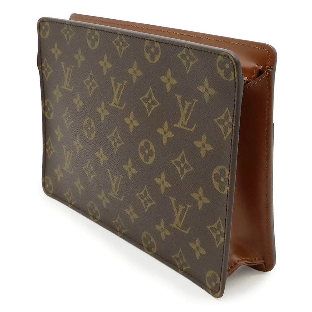 Louis Vuitton Homme Monogram Bag Shoulder Pochette Brown